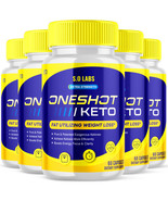 5 Pack One Shot Keto Capsules - One Shot Supplement For Weight Loss - 30... - $117.60 CAD