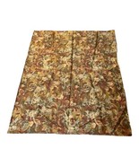 Vintage Floral Paisley Autumn Colors Formal Lined Brown Fall Tablecloth ... - £36.75 GBP