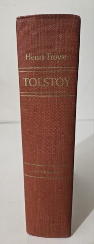 Tolstoy: A Biography by Henri Troyat 1967 Vintage Hardcover - Doubleday - $7.95