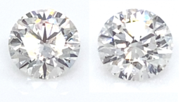 Lot De 2 Cvd Labo Grown Rond Coupe Diamants Certifié Igi Carats = 4.86 G VS2+ - £22,949.23 GBP