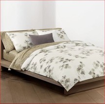 Calvin Klein Sandstorm Desert Moss 3P queen Duvet Cover set Parchment - £228.19 GBP