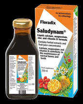 Floradix Saludynam Liquid Calcium, Magnesium, Zinc and Vitamin D Formula... - $16.00