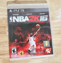 PS3 NBA2K16 #1 Be The Story 2K Video Game Untested - £5.85 GBP