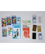 Bridge Scorepad + Tallies Lot - New Playing Card VTG Tally Hoyle Swan Ca... - £16.09 GBP