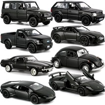 1:36 Diecast Car Authourized Dark Black Series Exquisite Made Collectible Play M - £6.59 GBP
