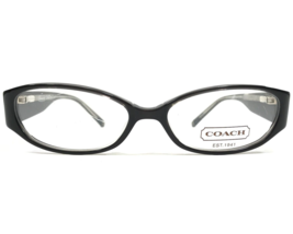 Coach Eyeglasses Frames LUCINDA 2011 BLACK Clear Silver Sparkly 49-15-120 - $55.43