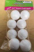 5X 8 Pack 1.5&#39;&#39; Foam Craft Balls (40 balls) - $6.92