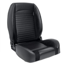 Auto-Style x1 Black Classic Car Retro Kit Sports Car Bucket Seat LEFT or RIGHT - £186.31 GBP