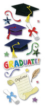 Jolees Boutique Dimensional Stickers Graduation - $20.79