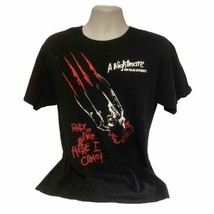 A Nightmare On Elm Street Shirt Mens Size Large Black Ready Or Not Horro... - £10.42 GBP