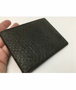 Vintage Rhea Wallet Slim Billfold Leather Textured Argentina Beautiful G... - $81.17 CAD