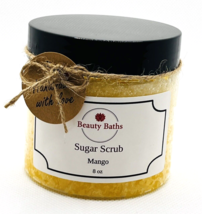 Mango Sugar Scrub Exfoliating Body Scrub holiday gift for her sugar bath scrub - $9.59