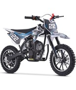 MotoTec Demon 40cc 4-Stroke Kids Gas Dirt Bike High Performance in Blue - $8,779.72 MXN