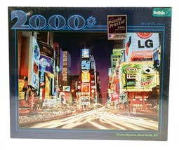 VINTAGE SEALED 2000 Buffalo Games New York Times Square 26x38 Jigsaw Puzzle - $29.69