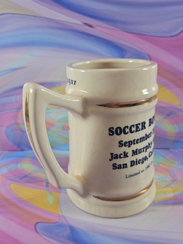 Soccer Bowl 1982 Beer Mug/Stein NASL Numbered Vintage  Item image 4