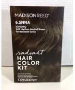 Madison Reed Radiant Hair Color Kit SONDRIO BROWN 6.5NNA 100% Gray Cover... - $22.00