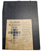 Scofield Reference Bible 1977 Oxford University Press Red Bonded Leather... - $69.29