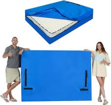 Reusable Heavy Duty Tarp Mattress Storage Bags For Moving Cali King With Handles - $43.99