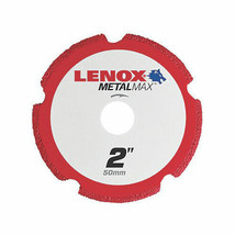 Lenox 1972917 2&quot; x 3/8&quot; Type-1 40/50 Grit MetalMax Diamond Cut-Off Wheel - £33.56 GBP