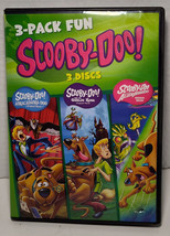 Scooby Doo 3-Pack Fun (DVD, 3 Disc Set) Alien Invaders/Goblin King/Abracadabra- - £5.20 GBP