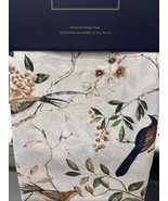 Bon Luxe Cornelia Birds Floral Prints Beige Window Panels Pair 37” x 96”... - $918.57 MXN