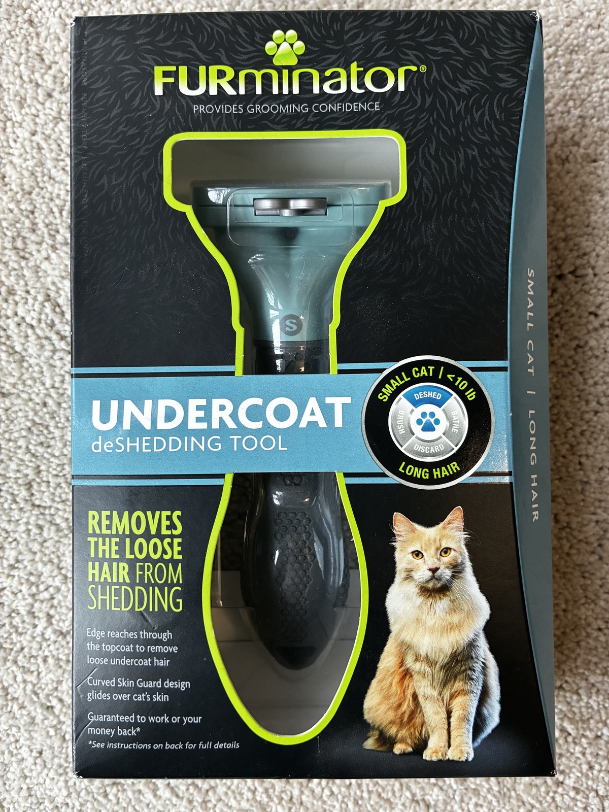 FURminator Undercoat deSHEDDING TOOL For small Cat LONG HAIR - $24.99