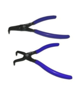 VIM Tools Snap Ring Bent Pliers Set, 7 Inch OAL, 1.8M (.071) Hardened Tips - $170.47 CAD
