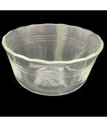 Vintage Set of 4 Pyrex Custard Cups 463 Ramekin 6oz Clear Scalloped Edge - $24.74