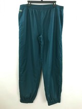 Men's Lacoste sport green polyester workout jogging track pants 3XL FR 8 New tag - $44.99