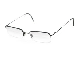 DKNY Eyeglasses 6421 001 Black/Clear Half Rim Metal Frame Italy 51[]20 140 - £32.76 GBP