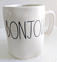 Magenta Rae Dunn Mug BONJOUR Artisan Collection coffe tea cup Franch - £16.73 GBP