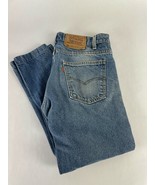 Levi&#39;s Men&#39;s Light Blue 505 Regular Fit Straight Leg Jeans Size W 32 L 32 - $26.99