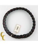Giles &amp; Brother Black Nara Armour Lacquer &amp; Leather Necklace MSRP - $100.19