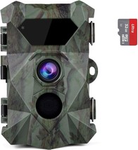 IP66 Trail Camera 20MP Dual len Night Vision Wildlife Hunting Game 32GB ... - $44.72 CAD