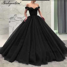 BEALEGANTOM - Original 2022 Sweetheart Quinceanera Dresses Burgundy Black Long S - £175.85 GBP