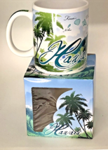 &quot;Island Waves Hawaii&quot;  Mug Cup -Islands, Palm Trees, Waves ~ *NEW* Hawaii - £10.79 GBP