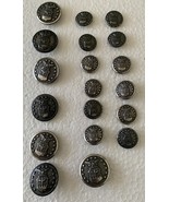 19 - Vintage U.S. Air Force Military Uniform USAF Buttons Waterbury Butt... - $280.60 MXN