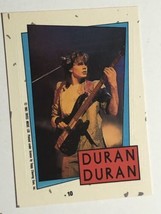 Duran Duran Trading Card Sticker 1985 #10 - $1.97