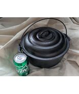 Ozark Crescent Foundry #8 Cast Iron Dutch Oven Bee Hive Lid 10 In Seasoned - €259,05 EUR