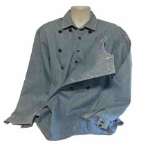 Wah Maker Frontier Clothing Old Western Shirt Bib Star Buttons Mens Medi... - $40.20
