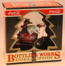 Coca-Cola Bottling Works Collection - Power Drive Polar Bear Ornament (1995) NIB - £9.01 GBP