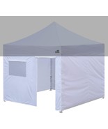 Full Zippered Walls From Eurmax Usa For A 10 X 10 Easy Pop Up Canopy Tent, - $89.99