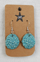 Handmade Ceramic Earrings: Turquois Sand - £12.06 GBP