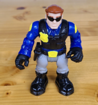 2010 Fisher-Price Rescue Heroes Captain Cuffs Action Figure Police Offic... - £7.74 GBP