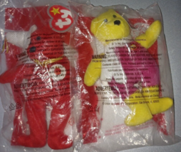 Happy Meal 25th Mcdonalds Beanie Baby Birdie The Bear Happy Meal Toy NOS - £8.66 GBP