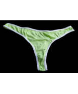 Lime Green Soft Micro Modal Spandex Thong Panty Panties Sz L Womens Ling... - £8.56 GBP