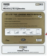 Pioneer Universal Top - Loading Page Protectors 5/Pkg  (W/White Inserts) - £20.83 GBP