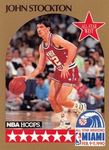 1990-91 NBA Hoops #25 John Stockton Utah Jazz  - £0.75 GBP