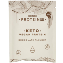 Bondi Protein Co Vegan Keto Blend Chocolate Single Serve Sachet 40g - $65.36