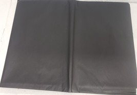 Thin Peva Vinyl Tablecloth 52&quot;x70&quot; Oval (4-6 People) Solid Black Color,Gr - £6.95 GBP